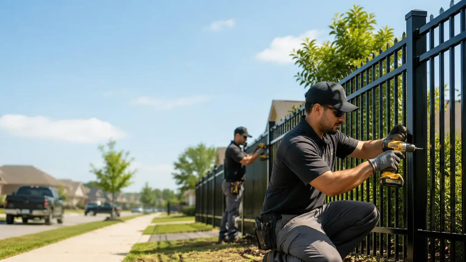Metal Fence Installation in Covington, OK
